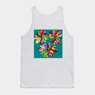 Bright Abstract Floral 7 Tank Top